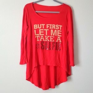 Old Navy High Low Oversized Large Top